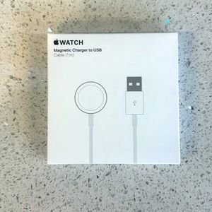 Apple Watch magnetic charging cable USB brand new still in the box never opened.